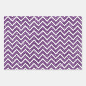 Paars kerstpatroon inpakpapier vel (Voorkant 2)