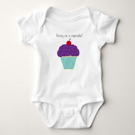  Paars kikkerkers Baby Shirt (Voorkant)