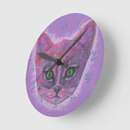 Paars Kitten Ronde Klok (Hoek)