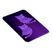 Paars Kitten Twins 2 Magnet Magneet (Rechterzijde)