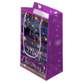  Paars Klein Cadeauzakje (Voorkant Gekanteld)