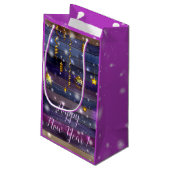 Paars Klein Cadeauzakje (Achterkant Gekanteld)