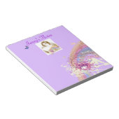 Paars klein Notitieblok voor Vrouwe Dame (Schuin)