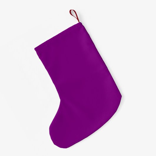 Paars Kleine Kerstsok (Achterkant (Hangend))