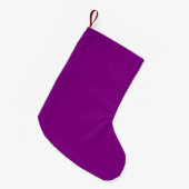 Paars Kleine Kerstsok (Voorkant (Hangend))