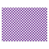 paars, koel controlepatroon tafelkleed (Voorkant (Horizontaal))