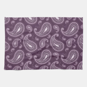 paars, koel  patroon theedoek
