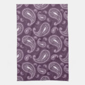 paars, koel  patroon theedoek (Verticaal)