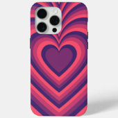 Paars koraal rood hypnotisch hemeltje Case-Mate iPhone case (Achterkant)