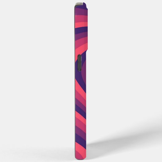 Paars koraal rood hypnotisch hemeltje Case-Mate iPhone case (Achterkant / Rechts)