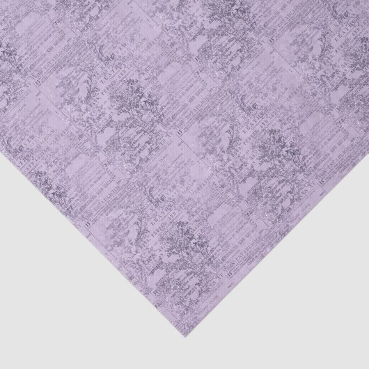 Paars krantenpapier Tissuepapier (Detail)