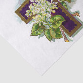 Paars kruis tissuepapier (Detail)