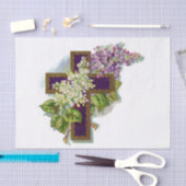 Paars kruis tissuepapier (Craft)