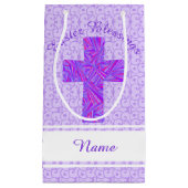 Paars kruissymbool Christelijk symbool Pasen Pasen Klein Cadeauzakje (Voorkant)