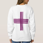 Paars Kuip van topkwaliteit Koolzout shirt voor vr (Achterkant)