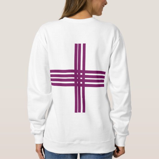 Paars Kuip van topkwaliteit Koolzout shirt voor vr (Achterkant)