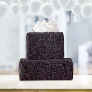 Paars kunstleder cadeaupapier