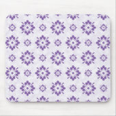 Paars kunstontwerp muismat (Voorkant)