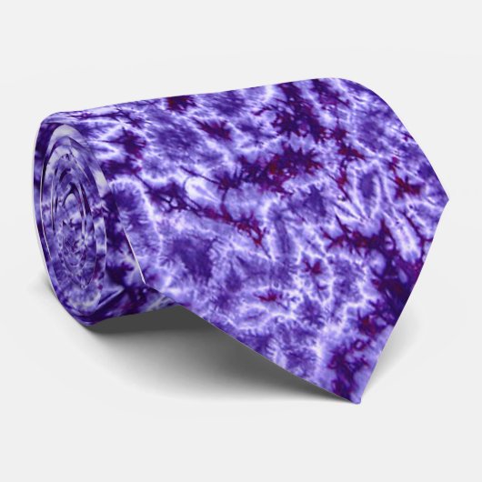 Paars Kush Stropdas-Dye Stropdas (Opgerold)