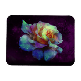 Paars Kust Turquoise Rainbow Roos Magnet Magneet