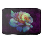 Paars Kust Turquoise Roos Bath Mat (Voorkant)
