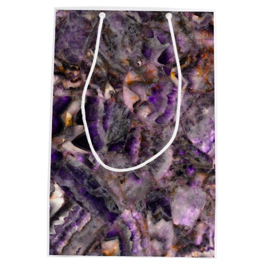 Paars kwartz medium cadeauzakje (Achterkant)