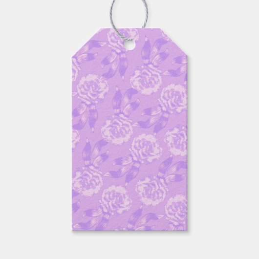 Paars label cadeaulabel (Voorkant)