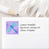 Paars label voor Dragonfly-adres (Insitu)