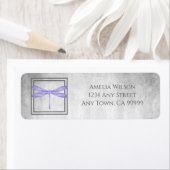 Paars label voor Dragonfly-retouradres (Insitu)