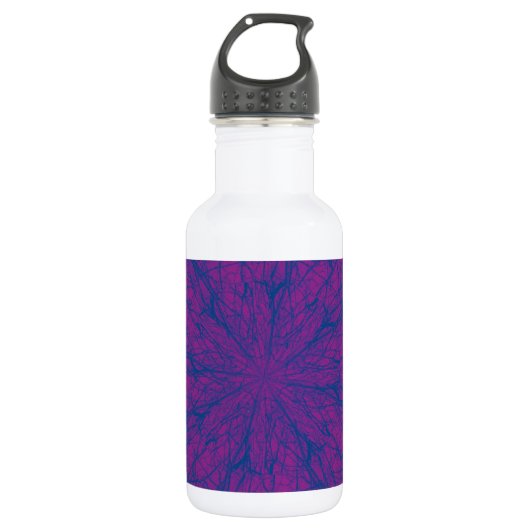 Paars Labyrint Waterfles (Voorkant)