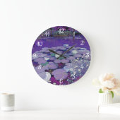Paars Lake Dreaming Clock Grote Klok (Huis)