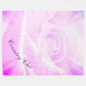  paars landontwerp fleece deken (Voorkant (Horizontaal))