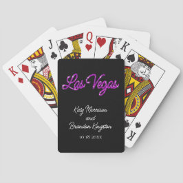 Paars Las Vegas Sparkles Pokerkaarten