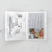 Paars Lavendel Pasfoto Baby Shower (Binnen)