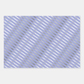 Paars lavender Afstuderen Vlakke set van 3 vellen (Voorkant 3)