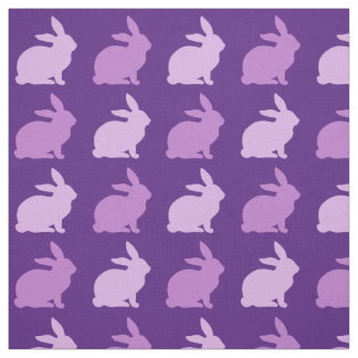 Paars Lavender Bunny Rabbit Stof