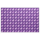 Paars Lavender Bunny Rabbit Stof (Fat Quarter)