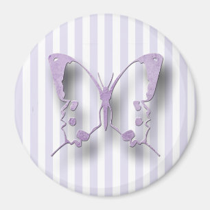 Paars lavender Butterfly Magnet