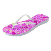 Paars-, lavender- en pruimen- en pruimen- achtergr teenslippers (Schuin)