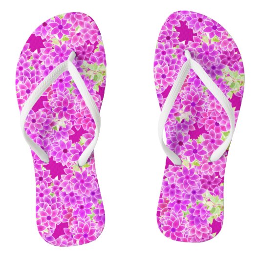 Paars-, lavender- en pruimen- en pruimen- achtergr teenslippers (Voetbed)