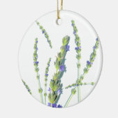 Paars lavender Flower Décor Ornament (Links)