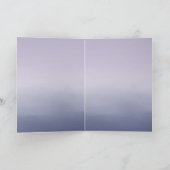 Paars Lavender Ombre Glitter Sparkle Kaart (Binnen)