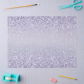 Paars Lavender Ombre Glitter Sparkle Tissuepapier (Craft)