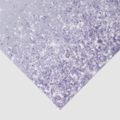 Paars Lavender Ombre Glitter Sparkle Tissuepapier (Detail)