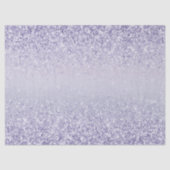 Paars Lavender Ombre Glitter Sparkle Tissuepapier (Voorkant)