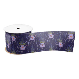 Paars lavender Satin Ribbon Satijnen Lint
