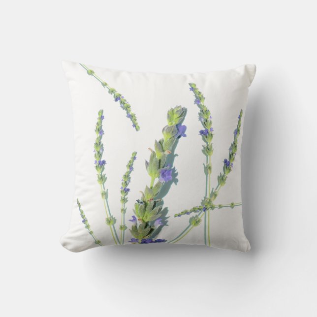 Paars lavender Sierkussen Cushion (Voorkant)