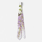 Paars Lavender Wisteria Wedding Stropdas (Voorkant)