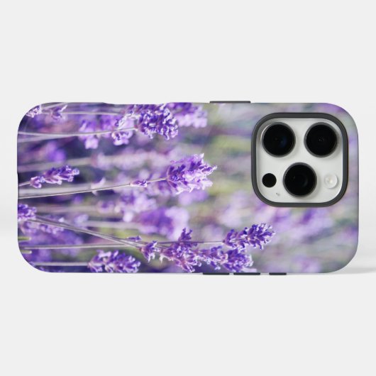 Paars lavenderveld Case-Mate iPhone case (Achterkant (horizontaal))