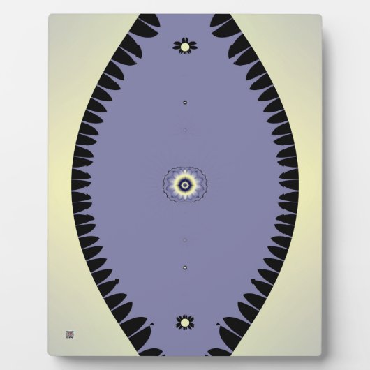 Paars Leaf Fotoplaat (Voorkant)